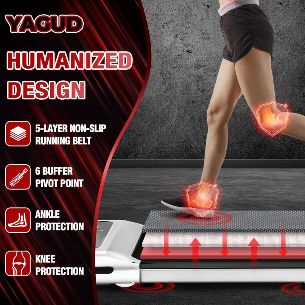 shock absorption in walking pads