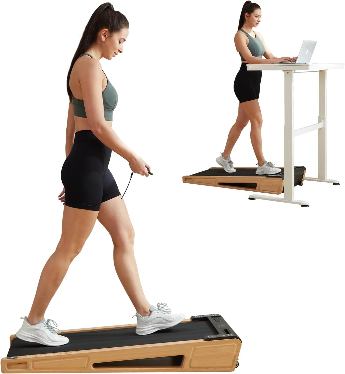best folding treadmill for small space with incline, GOYOUTH