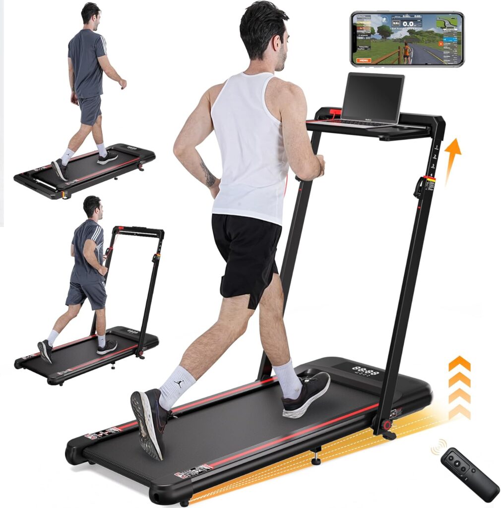 HiFast Under Desk Treadmills with 8% Incline