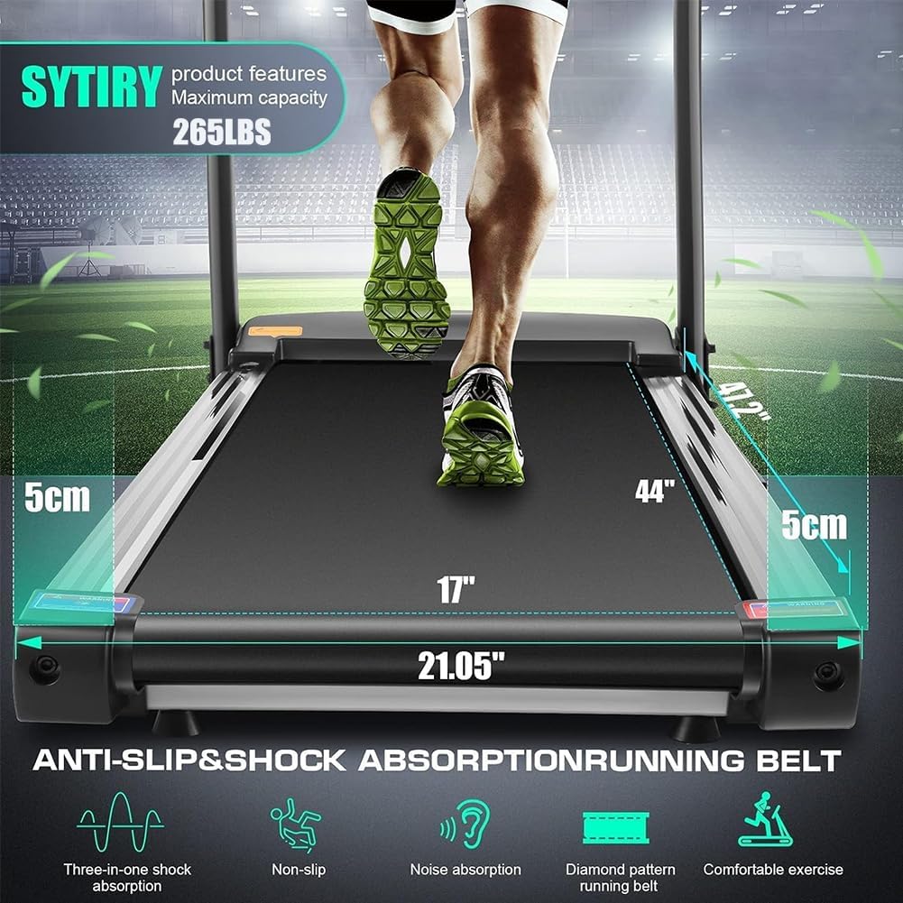 SYTIRY Treadmill control panel with speed and workout programs