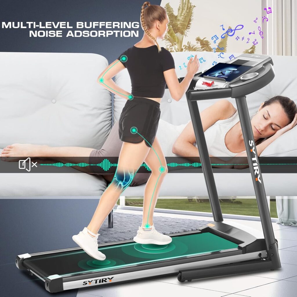 SYTIRY Treadmill running deck and shock absorption system