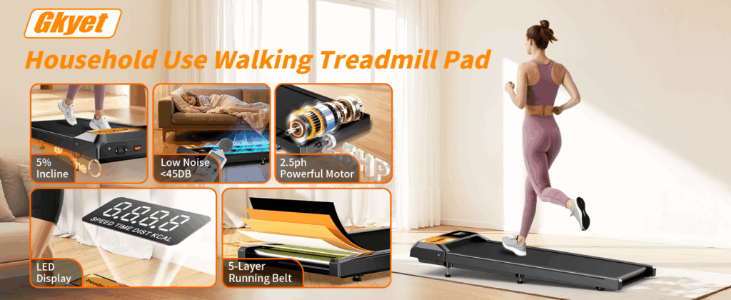 Best Walking Pad on Amazon Black Friday Deal: Gkyet Walking Treadmill Pad with Incline