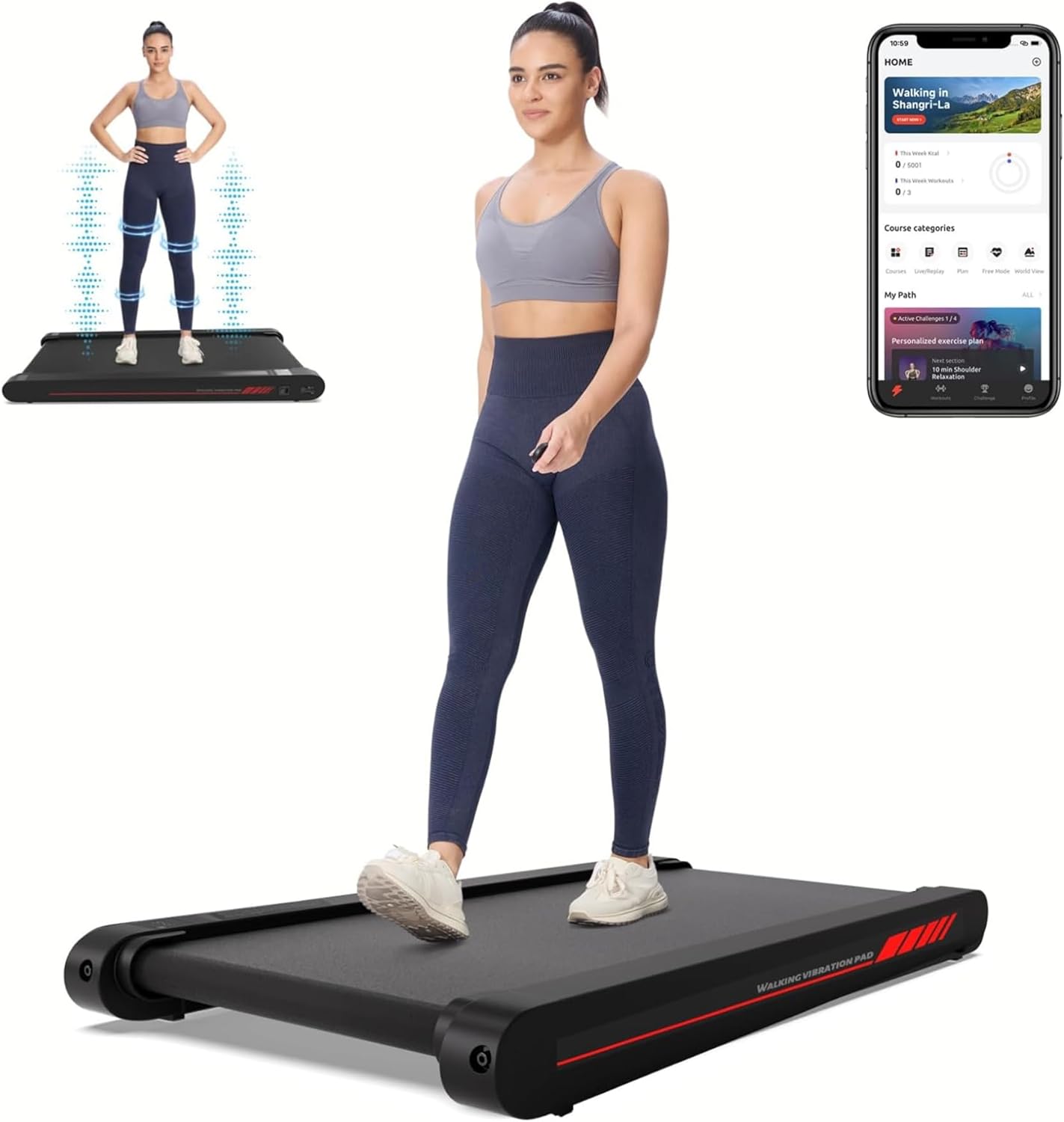Walking Pad Treadmill with APP – Sperax 3‑in‑1